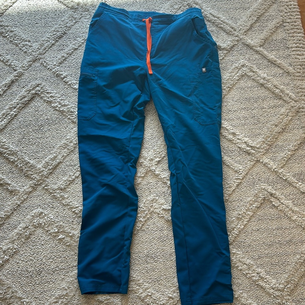 Fig’s Women’s Alps Blue Yola Tall skinny scrub pants